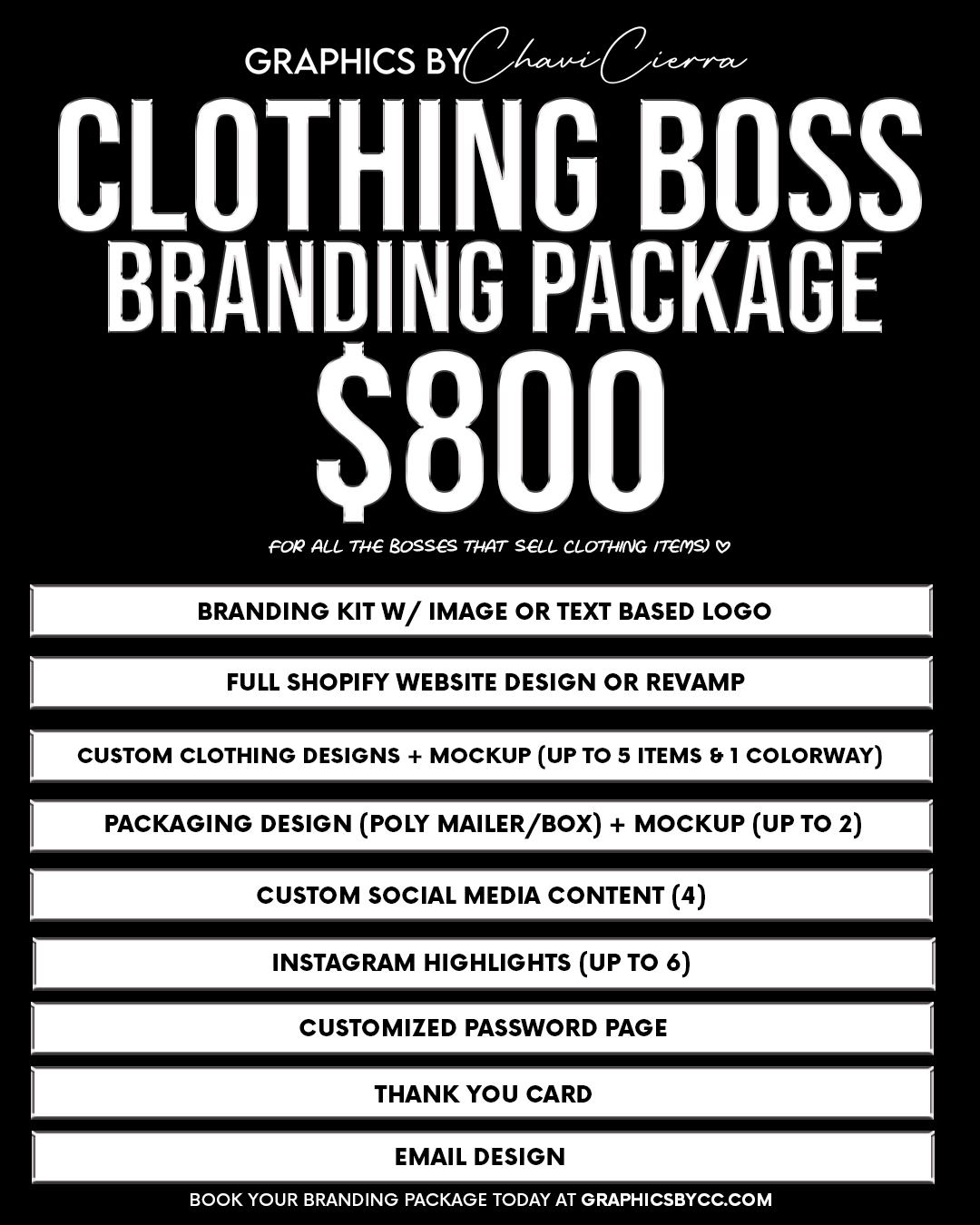 Clothing Boss Branding Package