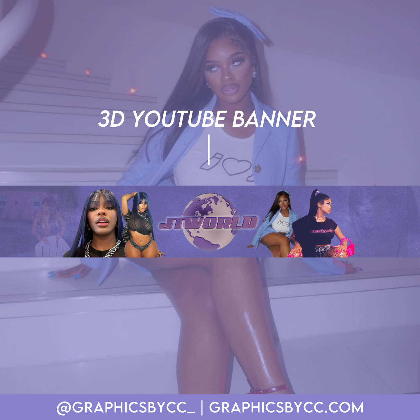 3D Youtube Banner