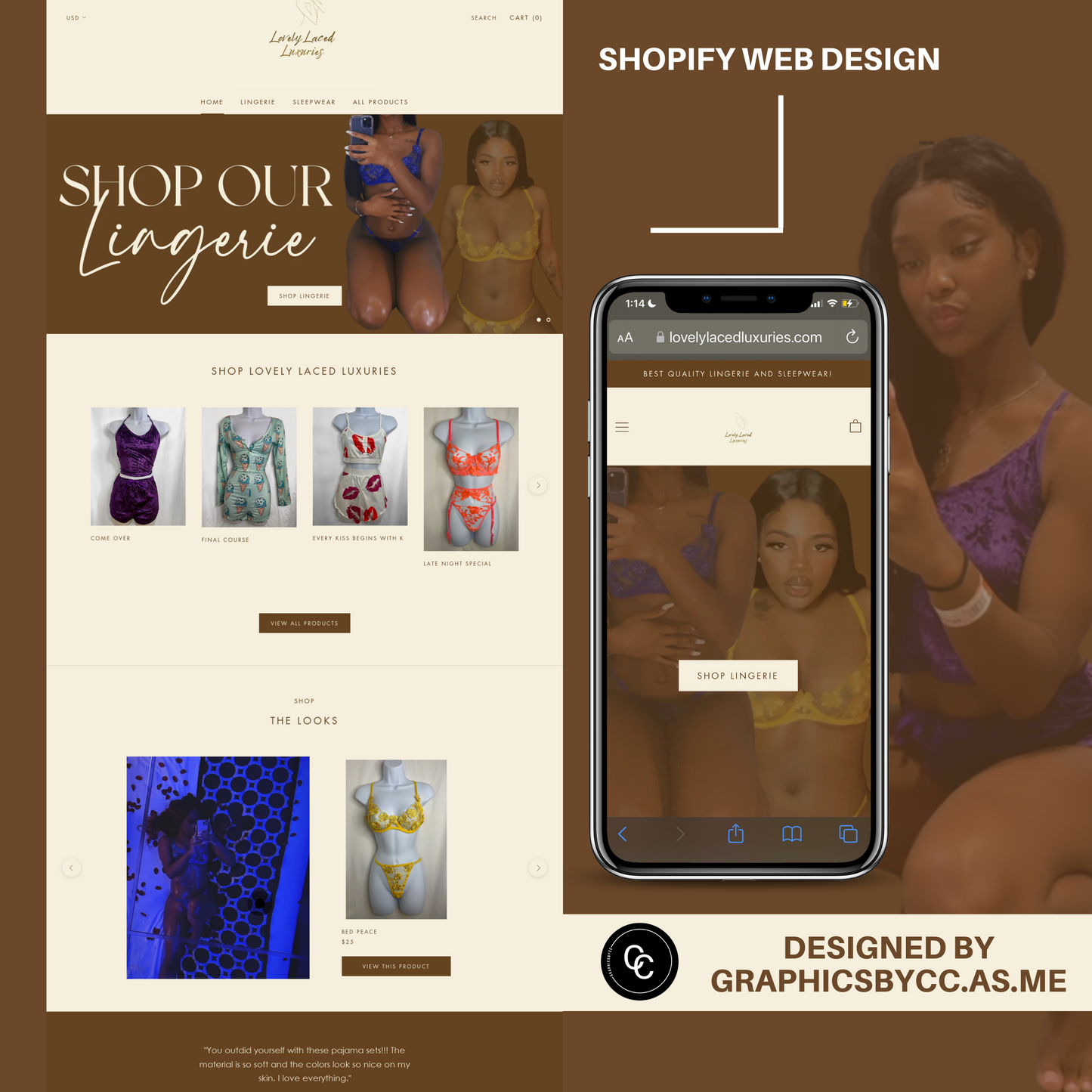 Shopify Homepage Website Development